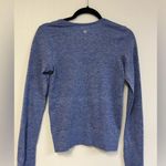 Lululemon Breeze By Long Sleeve II in Heathered Sapphire Blue - Women's 4 Photo 3