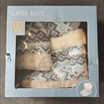 Women’s Weyland Square Quilted Slipper Boots Faux Fur Lining Size S 7 Photo 1