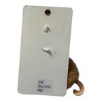 Studio Faux Fur Cat Bag Charm Keychain w/ Pearl Bow – New on Card Orange Kitty Photo 5