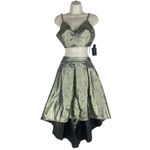 Lulus Pure Brillance Metallic Cami Skirt 2pcs Set Gold Size M Photo 3