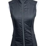 Athleta  Size XXS Women's Black Quilted Sleeveless Vest With Full Zip & High Neck Photo 0