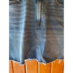 Gap Denim Skirt Frayed Hem Blue Jean Mini Casual‎ Everyday  Denim Size 28 Photo 2