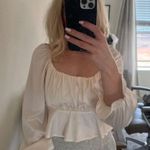 VICI White Silk Top Photo 3