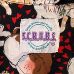 S.C.R.U.B.S. Dog Cat Heart Love Scrub Top Large Photo 2