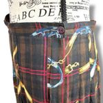 Norton Mcnaughton Vintage 80s Size 8 Equestrian Pleated Midi Skirt - Made in USA Photo 3