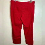Lands End Women's Plus Corduroy‎ Mid Rise Pants Red Size 20W Photo 4
