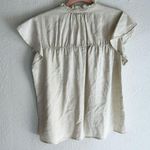 Rails Ruthie Top Sage Acid Wash Sz Medium Tencel/ Linen/ Ramie Photo 4