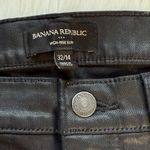 Banana Republic  Factory Black Coated High Rise Slim Jeans Photo 3