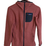 Patagonia R1 Air Fleece Hoodie Womens XS Full Zip High Neck Pink Outdoor Hiking Photo 0