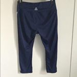 Reebok Women’s Crop Contrast Logo Striped Legging Photo 4