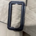 Talbots Belted Trench Satin Animal Print Lining Size 10 NEW Photo 3