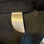 Burberry London Women’s Joggers Sz Small Black Velvet Wide Leg Full Leg Logo Photo 9