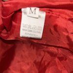 Women’s Red lightweight Puffer Hoodie Jacket(Size Medium) Photo 5