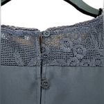 Collective Concepts Grey Blouse with Lace Details. Photo 3