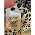 Milly  Jillian Dot Print Silk Off the‎ Shoulder Top Size P (0-2) Fabric Italy Photo 13