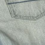 American Eagle  SZ 29 Waist Boy Midi Jean Shorts Mid-Rise Distressed Raw Hem Blue Photo 6