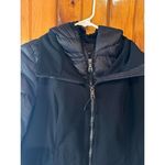 Calvin Klein Stylish Black Hooded Puffer Jacket Coat with Quilted ‎ Winter Outerwear Size M Photo 2