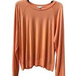 Beyond Yoga  Size large light weight Sweatshirt Crew Pullover Bright Peach Photo 0