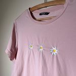 SheIn Pink Sunflower Tee  Photo 1