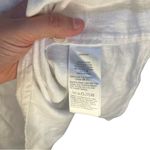 Madewell  Linen Square Neck Short Sleeve Mini 14W Little White Dress Bride Smock Photo 5