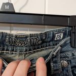 Miss Me Y2K  Embroidered Mid Rise Boyfriend Capri W28 Medium Wash Photo 3