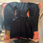 Victoria's Secret victoria’s secret y2k vintage black satin silk robe tie waist  Photo 4