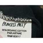 Princess Polly  Knit Mini Dress Cap Sleeve Ribbed Solid Black Stretch Size 2 Photo 5