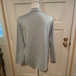 Bette & Court Women’s Quarter Zip Long Sleeve Top Gray Size L Photo 2