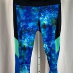 C9 Champion DuoDry XL Tie Dye Abstract Boho Crop Leggings Summer Aqua Water Photo 0