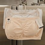Laura Ashley ππ Padded Bandeau Bras (2 Pack) Pink & White XL NWT Photo 0