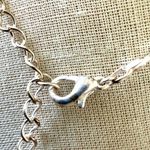 Silver Tone Rhinestone Lariat Necklace ✨ Floral Drop Bridal Style Photo 3