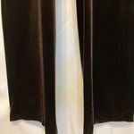 Vintage! Velvet Brown Sheer Zebra Stripe Print Bandeau Long Sleeves Jumpsuit Photo 4