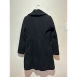 Cole Haan  wool cashmere black coat womens 2 quiet luxury Photo 2