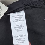 Aerie  Black Bandeau Bikini Swim Top Ruched Tie Front Size M Photo 4