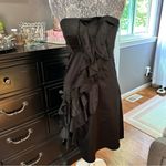 The Limited  Event Black Strapless Ruffle Cocktail Dress Women’s 2 – Formal LBD Photo 1