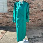 Anthropologie  (Gallery) long floor length teal peacoat / 10 / Excellent condition Photo 1