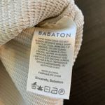 Babaton  Beige Ribbed Knit Tube Top Bandeau M Neutral Basic Capule Layering Photo 4