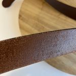 Wrangler Brown Genuine Leather Eagle Tooled Western Belt Unisex Size Large Photo 6