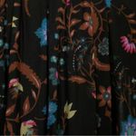 Free People  Wildflower Honey Top Black Floral Size Small Photo 9