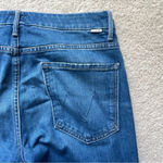 Mother High Waisted Looker Ankle Denim Hold Rush Baby Distressed Jeans Skinny Blue Size 30 Photo 8