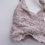 Aerie Woman's Sz S Light Pink Lace Crisscross Bralette Comfortable Every Day Photo 1