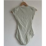 SKIMS Cotton Jersey T-Shirt Brief Bodysuit in Spearmint, Size X-Small Photo 8