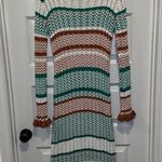Rebdolls NWT  Green/Brown/White  Striped Knit Sweater Dress size 3X Photo 10