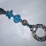 Boho Fish and Sea Theme Glass Bead Bracelet Silver Photo 5