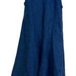 Gorsuch Clea Crop Linen Pant by CP Shades Blue Size XS Photo 0