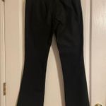 Maria Bianca Nero  Black Lace Up Flared Pants Zipper Back Sz L Photo 1