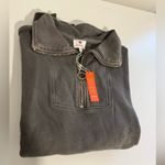 Revolve $128 NEW - Sundry Half Zip Sweatshirt - GREY - Sz 3 (L) Photo 4