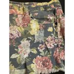 Bongo Juniors Size 17  Lowrise Floral Distressed Jean Shorts Photo 7