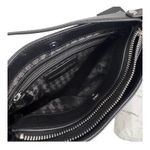 Karl Lagerfeld LEATHER SHOULDER BAG Black & White Handbag Mini Purse 10"x6" NWT! Photo 5