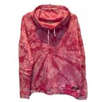 Simply Southern Women's Size Large Sweatshirt Cowl Neck Pink Tie Dye Photo 0